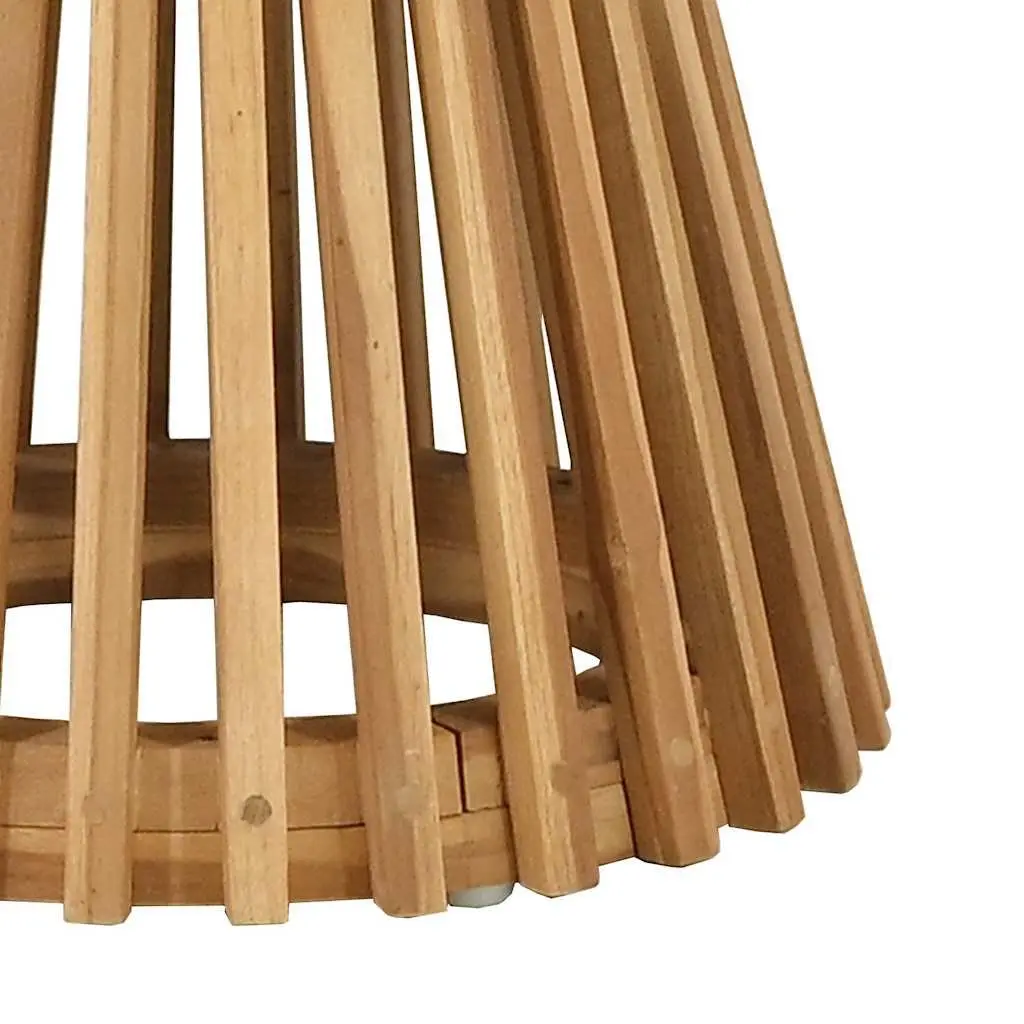 Outdoor Table Teak Wood Round Brown 50x50x49.5cm Garden Patio Furniture