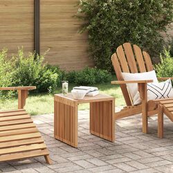 Versatile Garden Side Table for Outdoor Use, Brown Teak