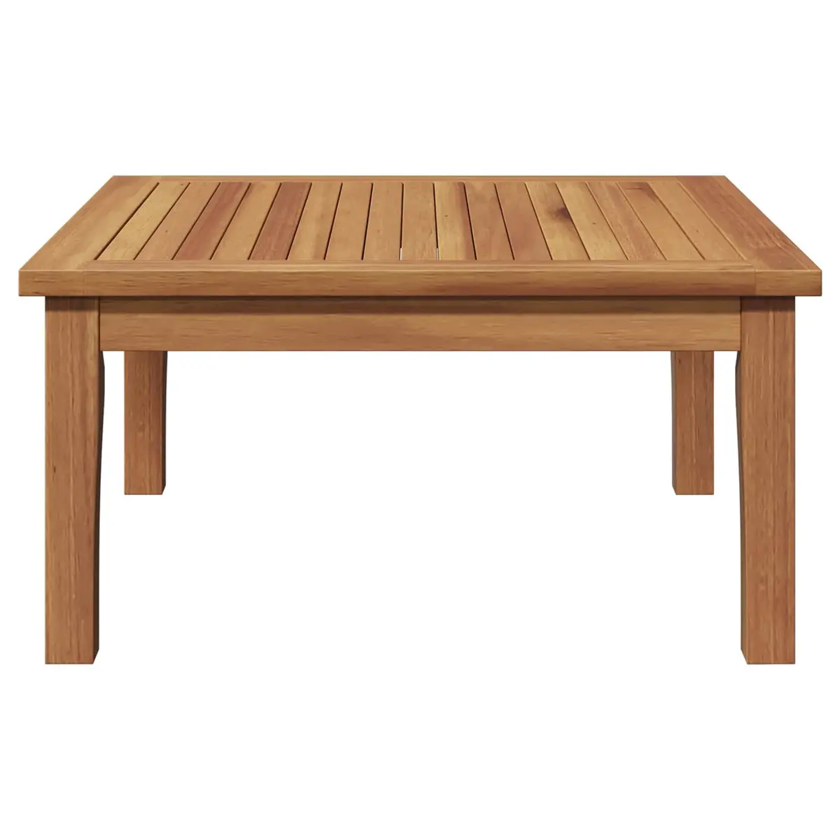 Rectangular Outdoor Furniture Set Solid Teak Wood Brown for Garden Patio