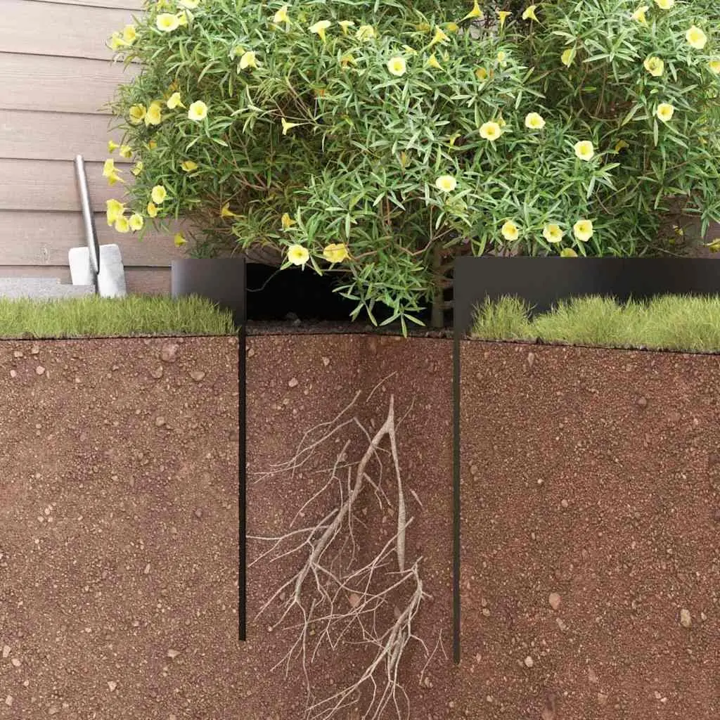 Black Polyethylene Garden Root Barrier 0.7 x 5 m Matte Weed Control