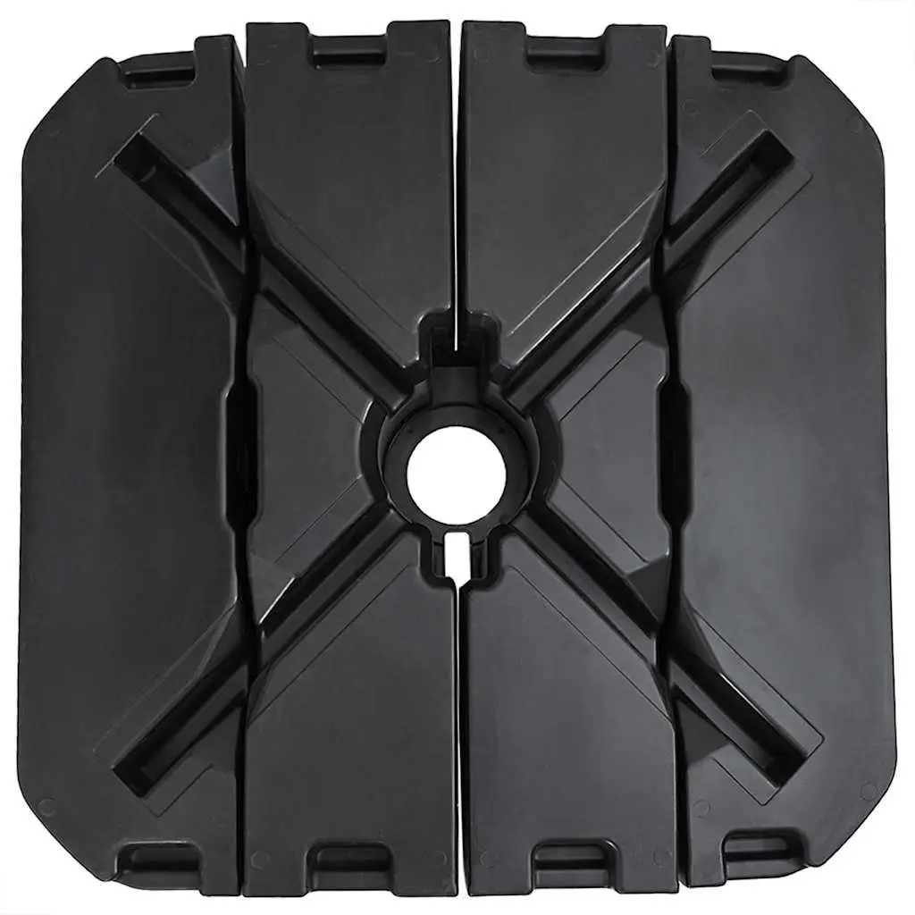 Cantilever Umbrella Base Black Outdoor Patio Garden Support Stand Modern Design