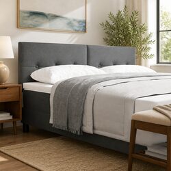 Practical Height-Adjustable Headboard for Bedroom Spaces