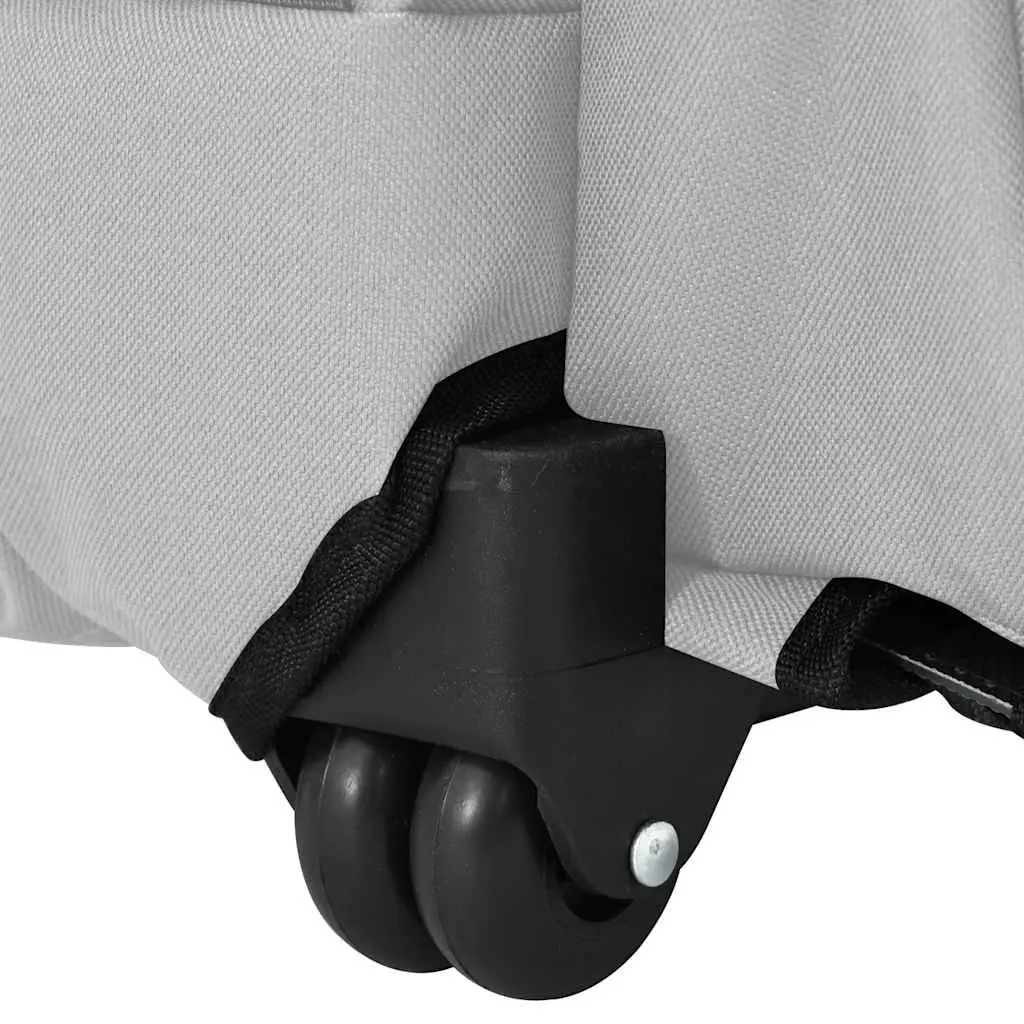 Pet Trolley Oxford Fabric 48L x 32W x 57-106H cm Grey 3-in-1 Rolling Carrier Backpack Hand Bag