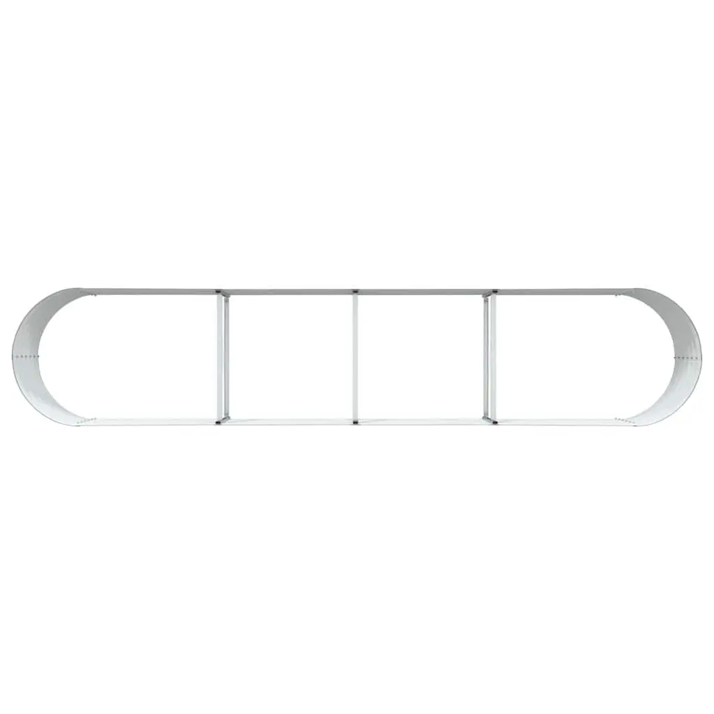 Raised Garden Bed 400x80x44cm Green Steel Outdoor Planter Box Minimalist Design
