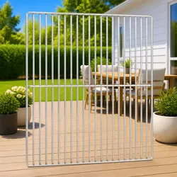 Versatile Rectangular Grill Grate 45 x 40 cm for Outdoor Use