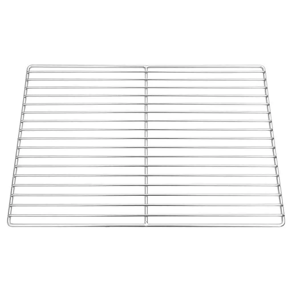 Grill Grate Stainless Steel Rectangular 47 x 32.5 cm Silver