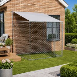 Versatile Outdoor Dog Kennel with Roof for Home Use