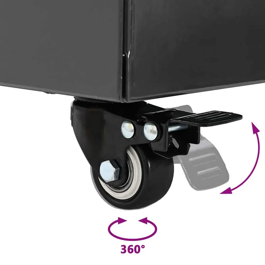 Parasol Base Steel 45cm Anthracite Manual Adjustment Outdoor Umbrella Stand