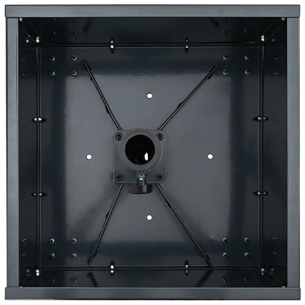 Parasol Base Steel 45cm Anthracite Manual Adjustment Outdoor Umbrella Stand