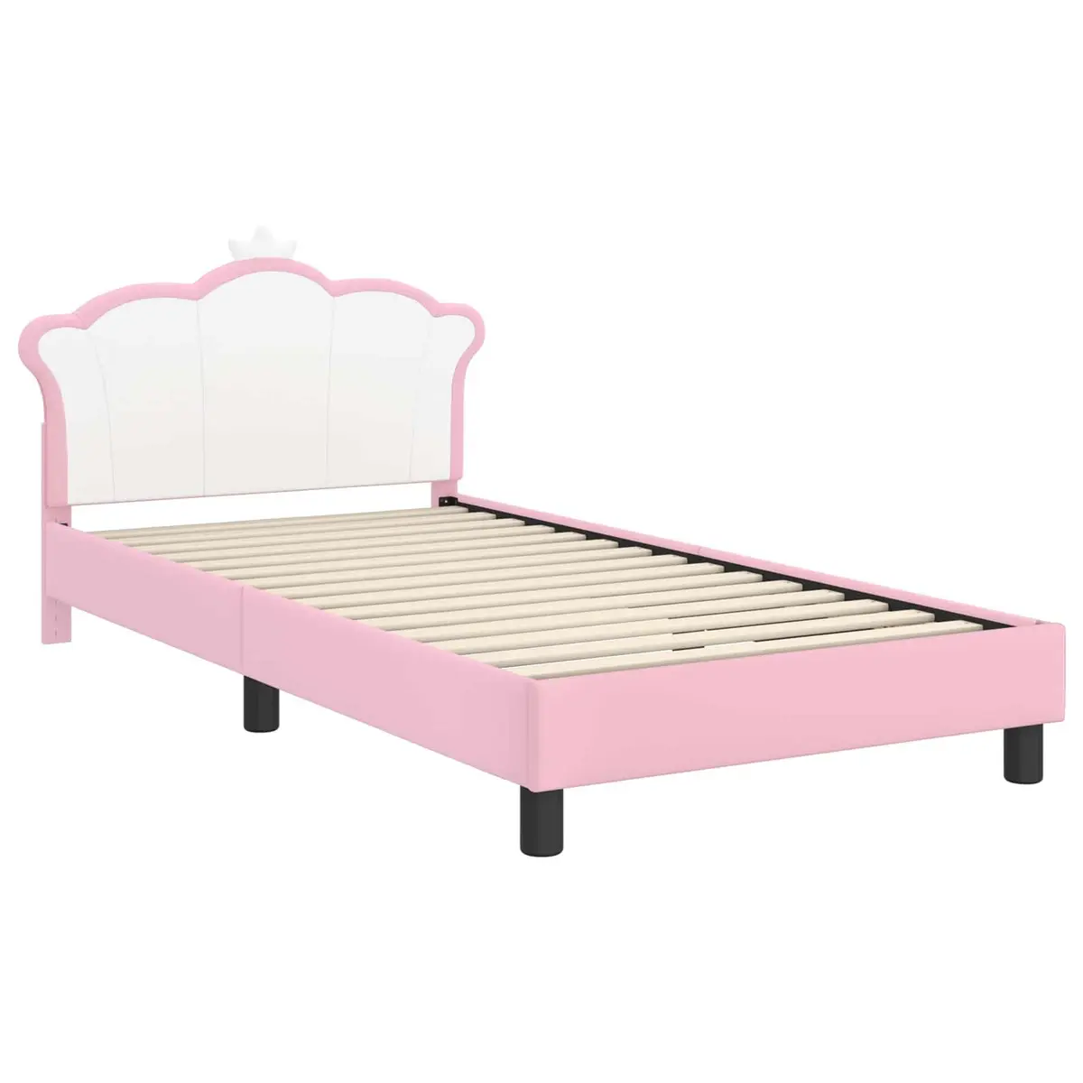 Kids Bed Frame in Pink with Easy Assembly