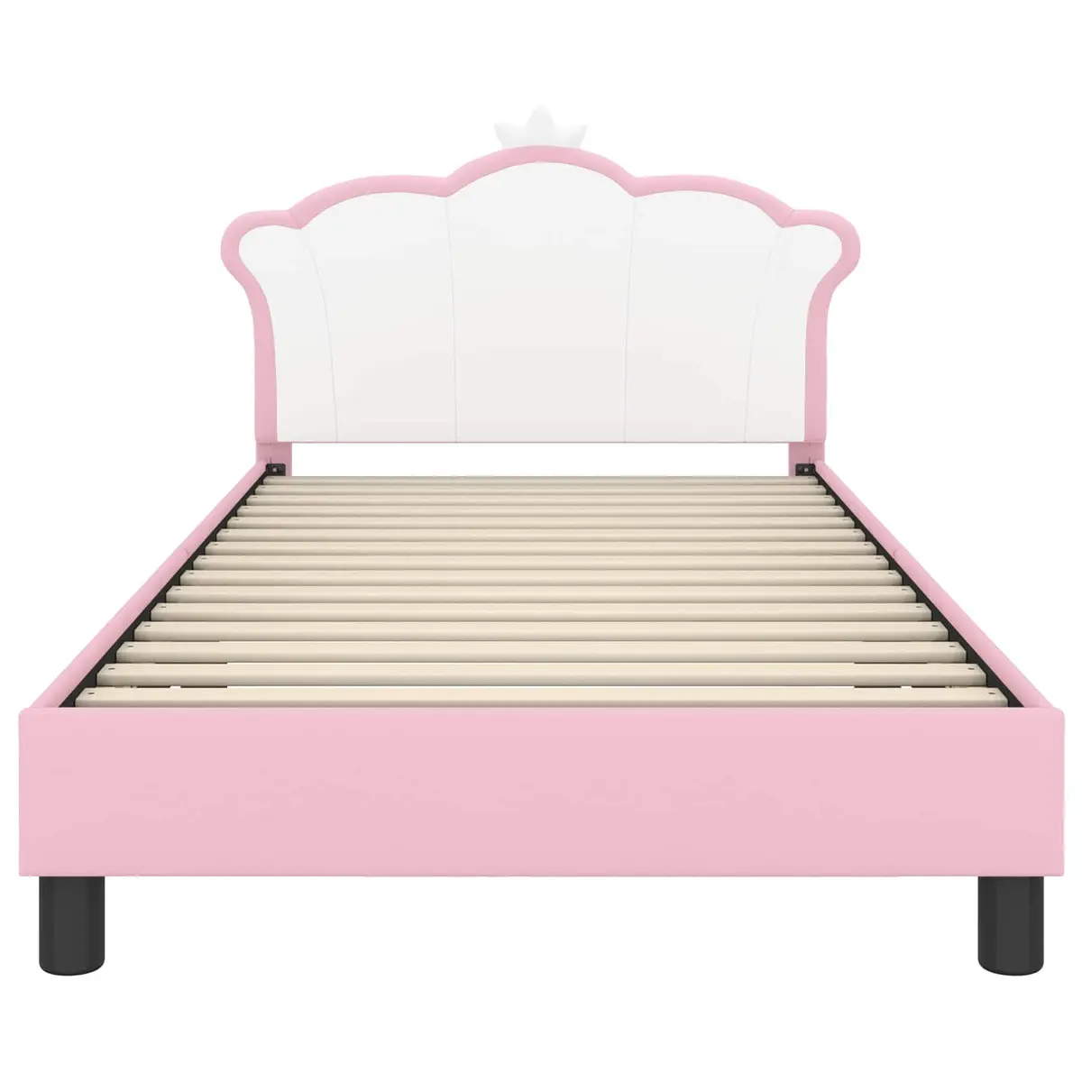 Kids Bed Frame in Pink with Easy Assembly