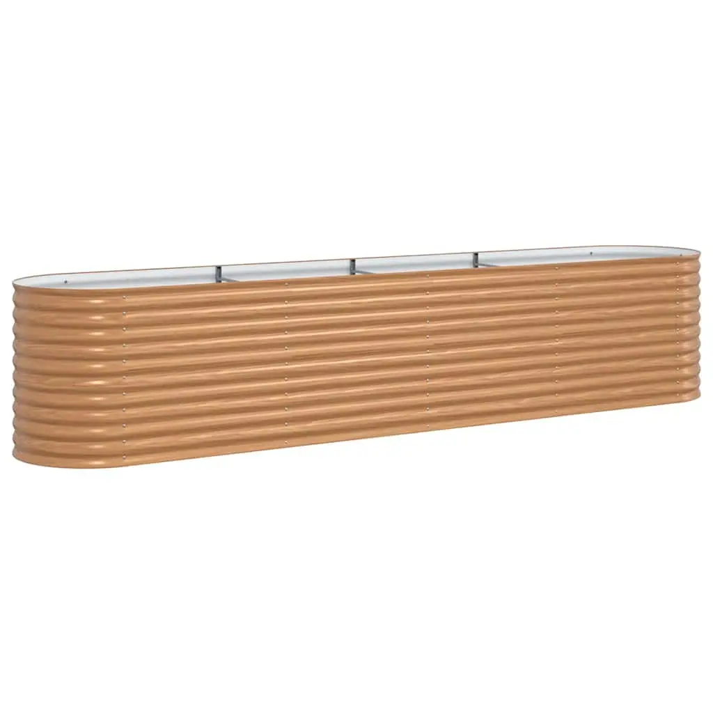 Raised Bed Planter 400x80x81cm Steel Garden Outdoor Minimalist Modern Design