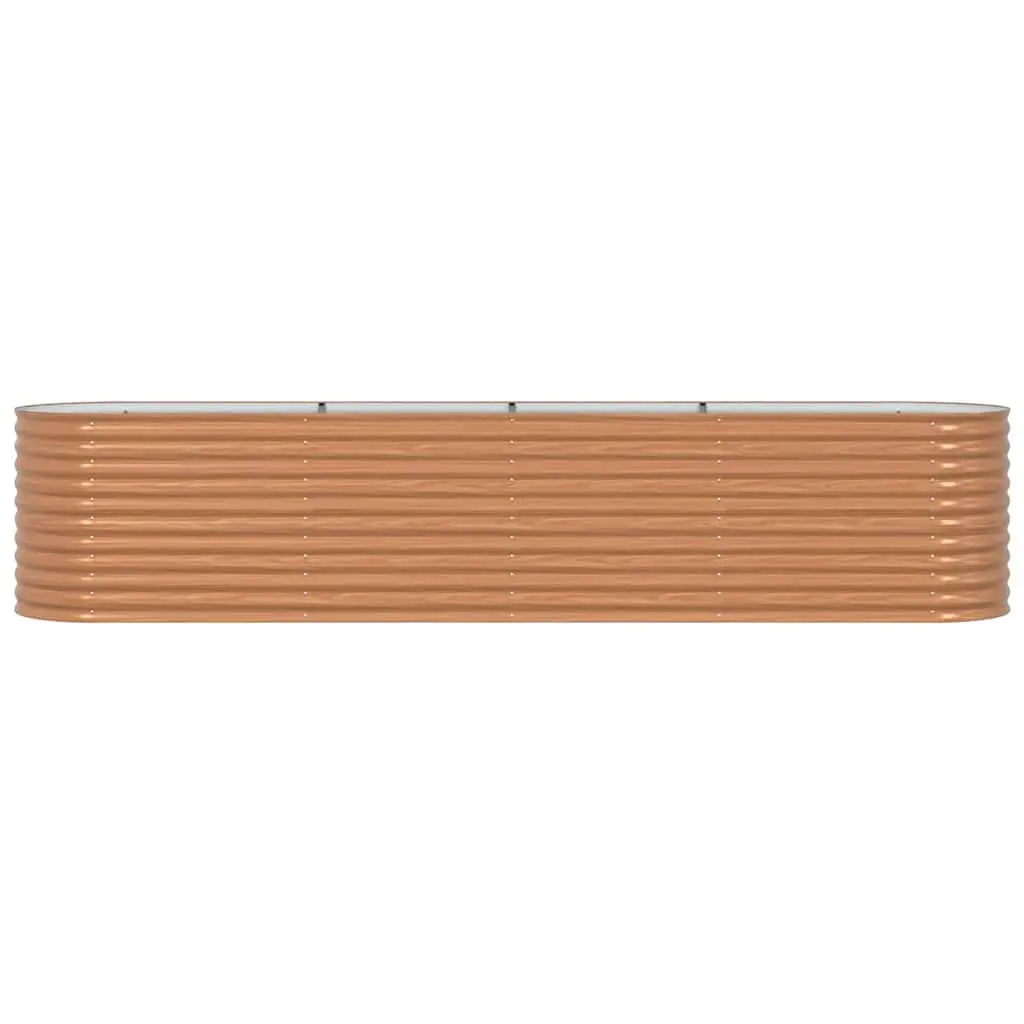 Raised Bed Planter 400x80x81cm Steel Garden Outdoor Minimalist Modern Design