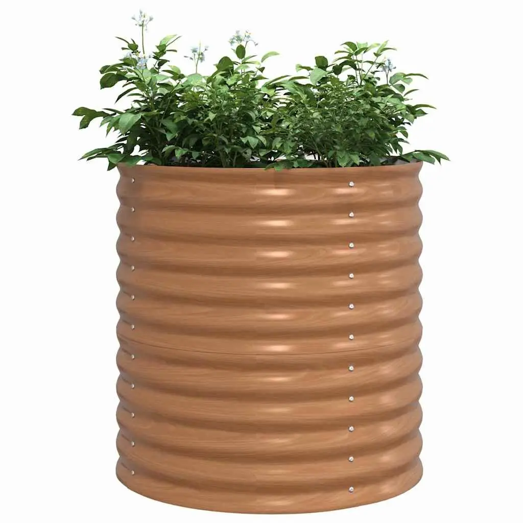 Raised Bed Planter 80x80x81cm Steel Garden Outdoor Minimalist Design Box