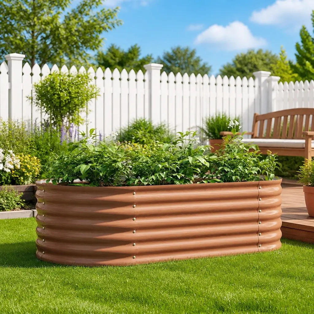 Raised Bed Planter for Outdoor Use 160x80x44cm