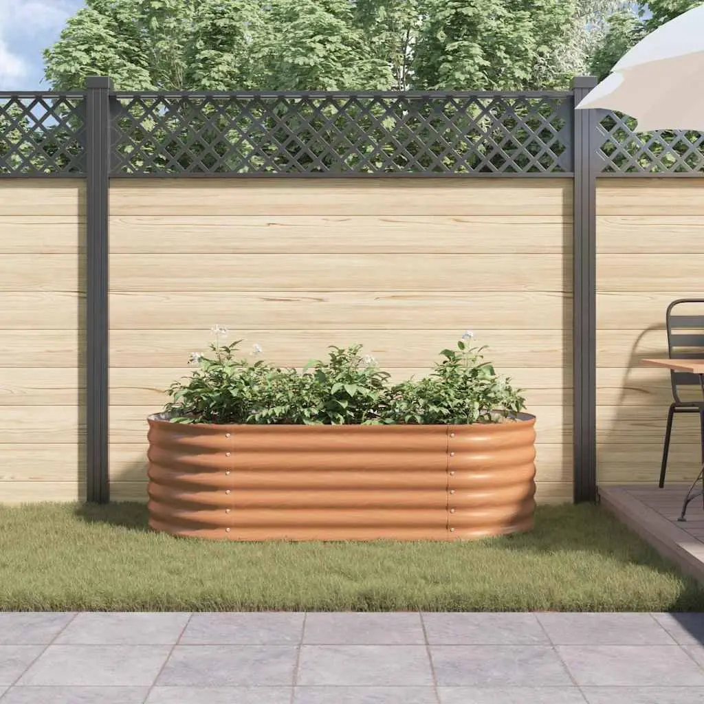 Raised Bed Planter for Outdoor Use 160x80x44cm