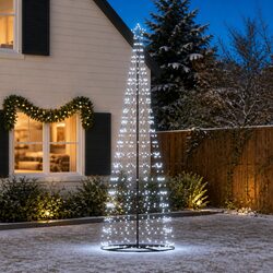 Versatile LED Christmas Tree for Indoor and Outdoor Use