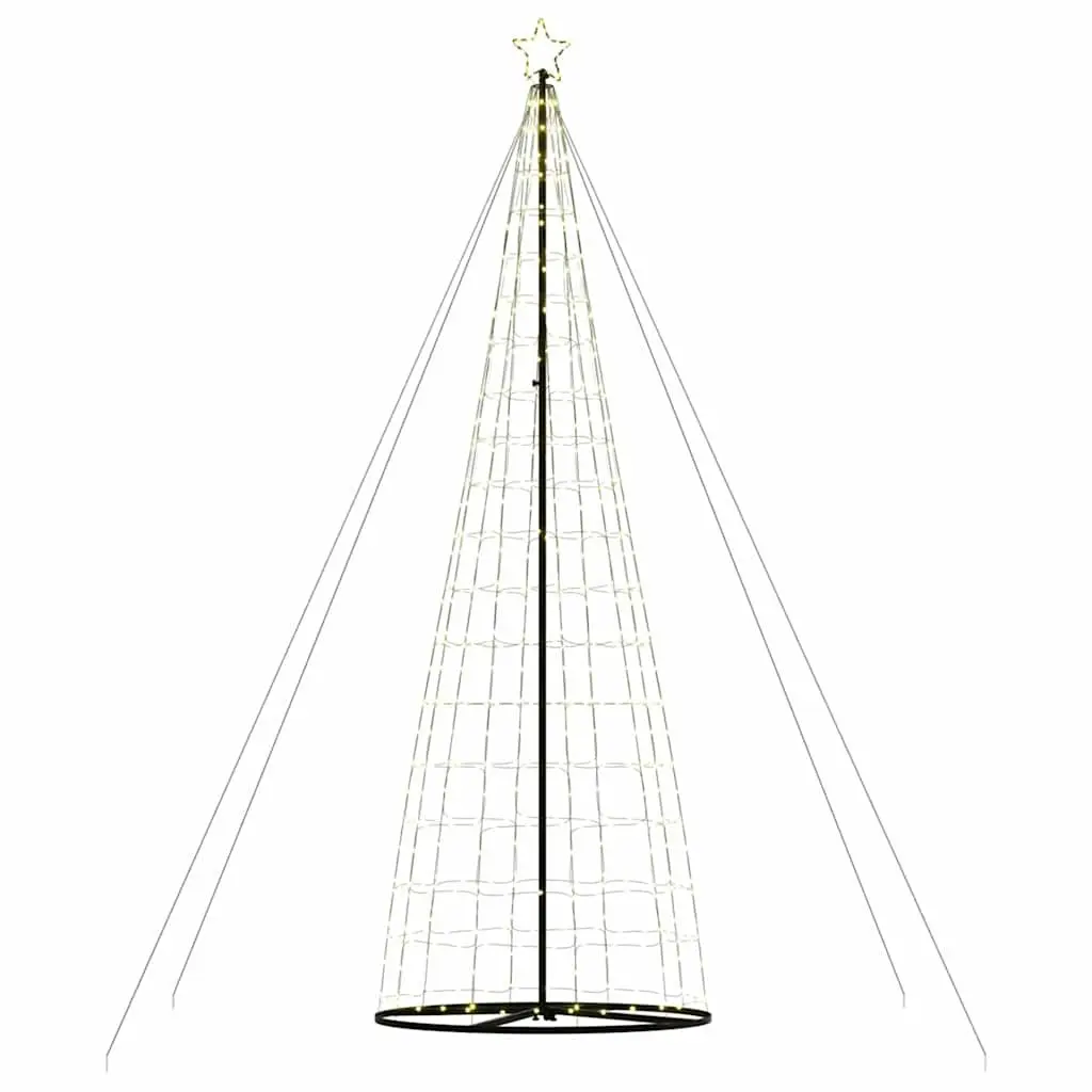 LED Christmas Tree Warm White 160x160x503cm Festive Decoration Indoor Outdoor