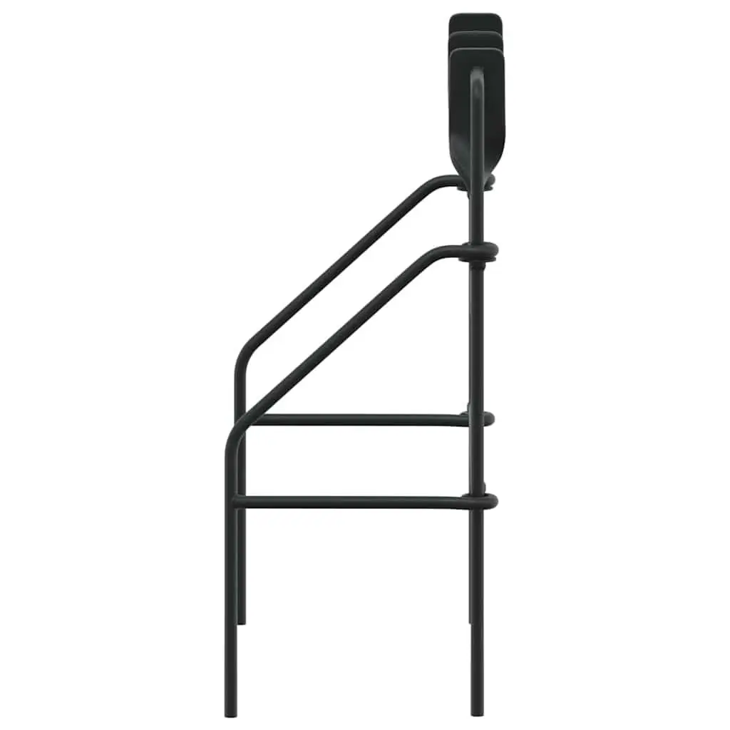 Steel Resetting Shooting Target Indoor Outdoor Black