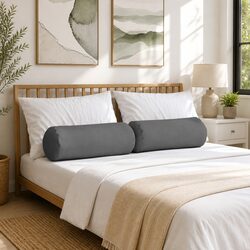 Functional Grey Bolster Pillows for Your Home