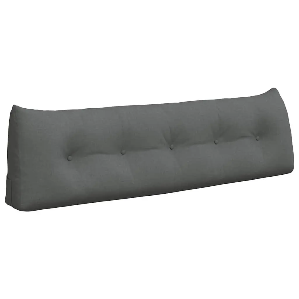 Back Pillow Ergonomic Support Cushion Grey 160x24x50cm