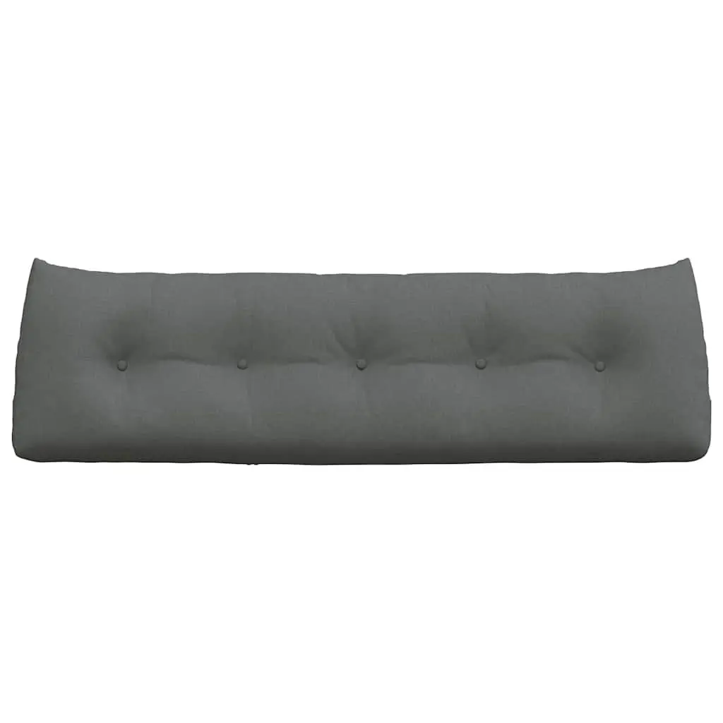 Back Pillow Ergonomic Support Cushion Grey 160x24x50cm
