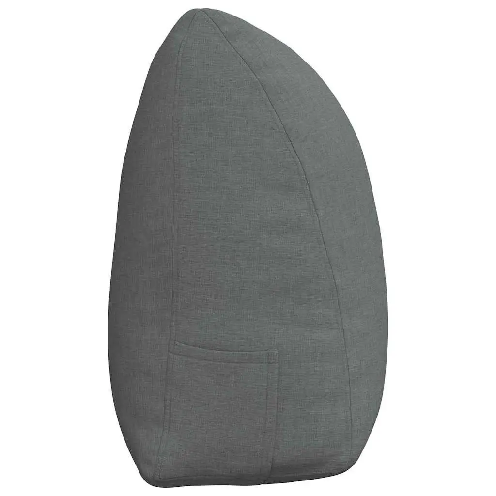 Back Pillow Ergonomic Support Cushion Grey 160x24x50cm