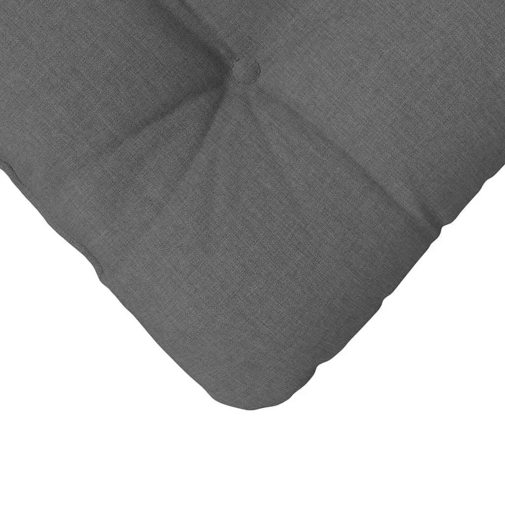 Seat Cushions Soft Fabric 40x40x12 cm Grey Modern Indoor Chair Sofa Cushion Set 4 Piece