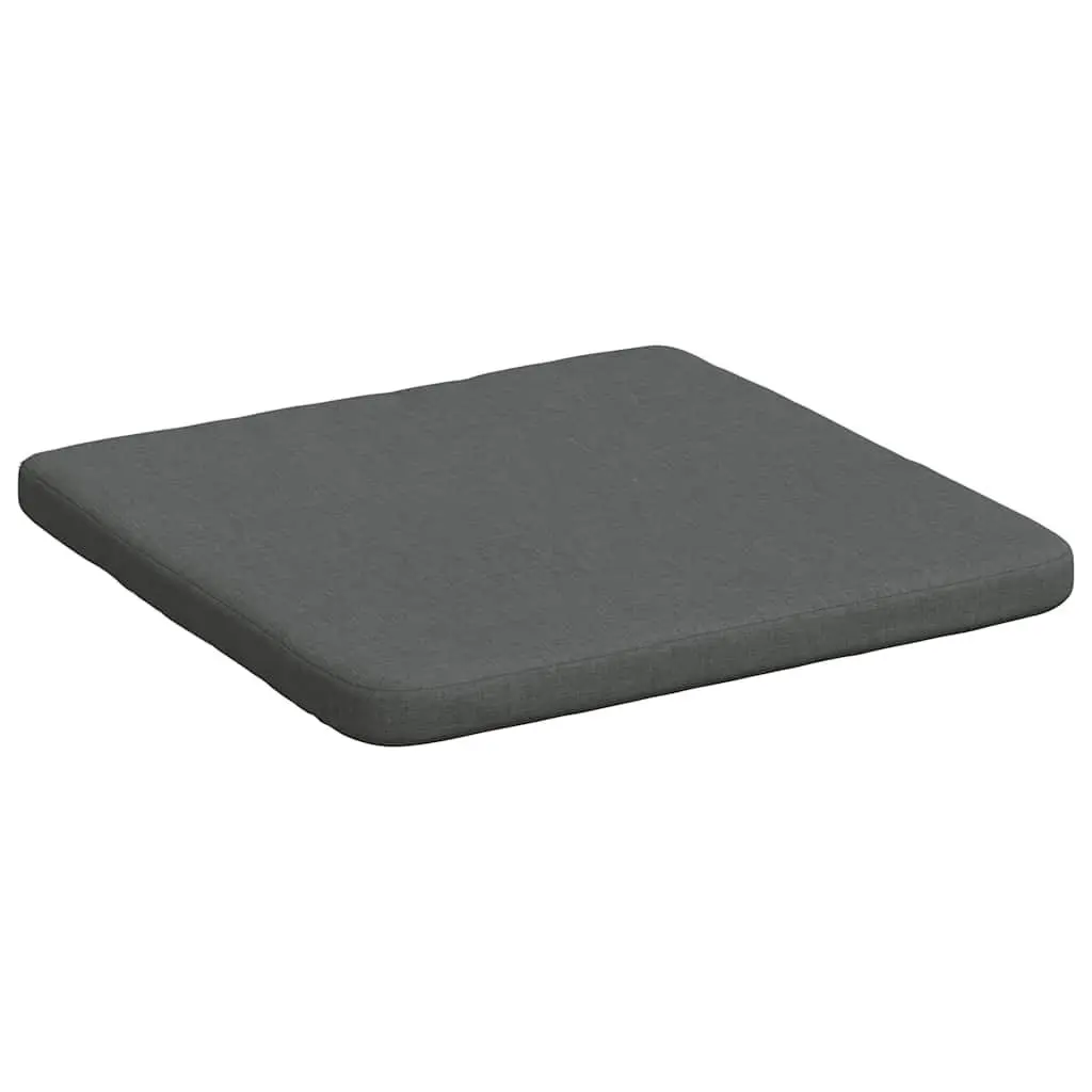 Seat Cushions Foam 40x40x3cm Dark Grey 4 pcs Indoor Chair Sofa Cushion Set