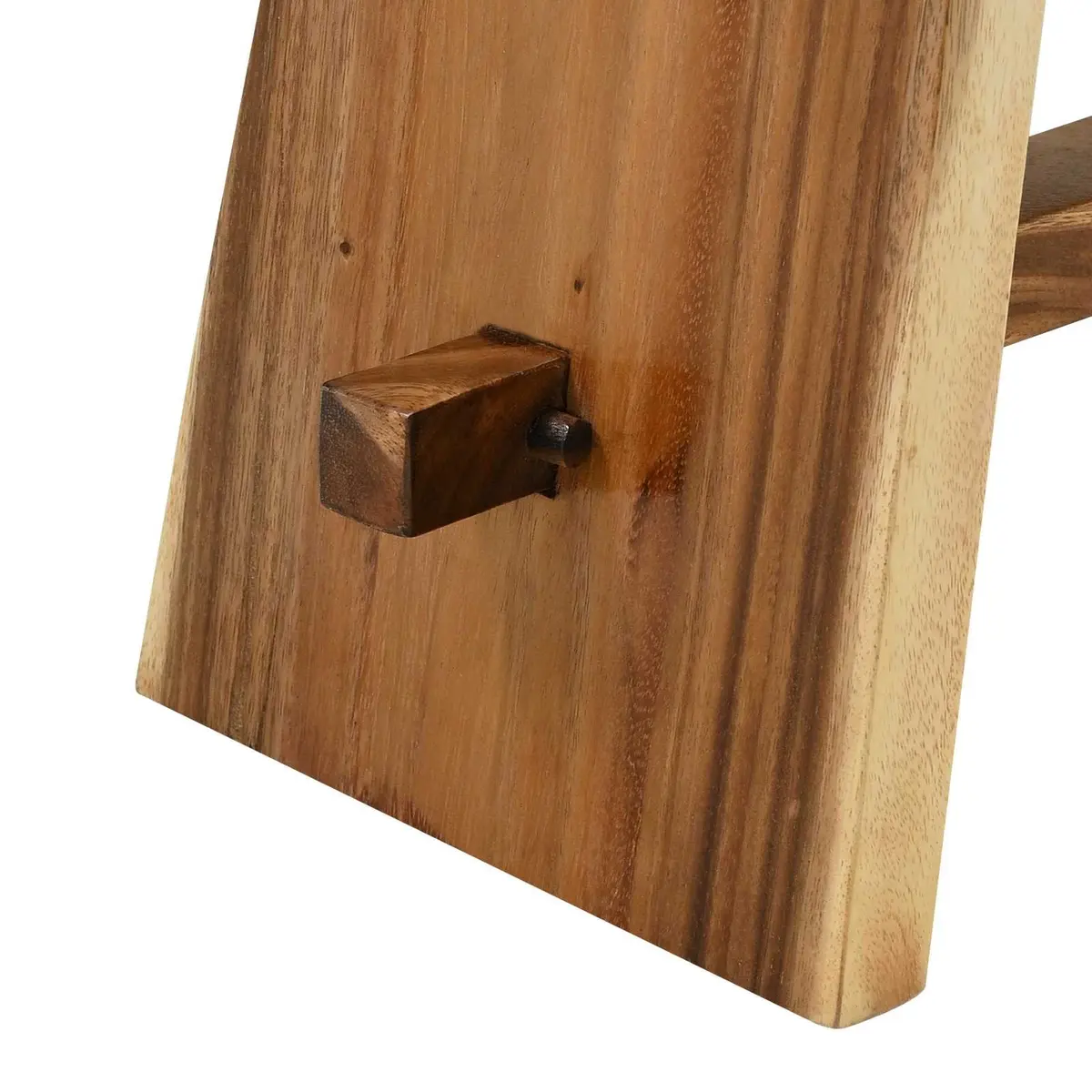 Shower Stool Solid Wood 50 x 30 x 44 cm Brown