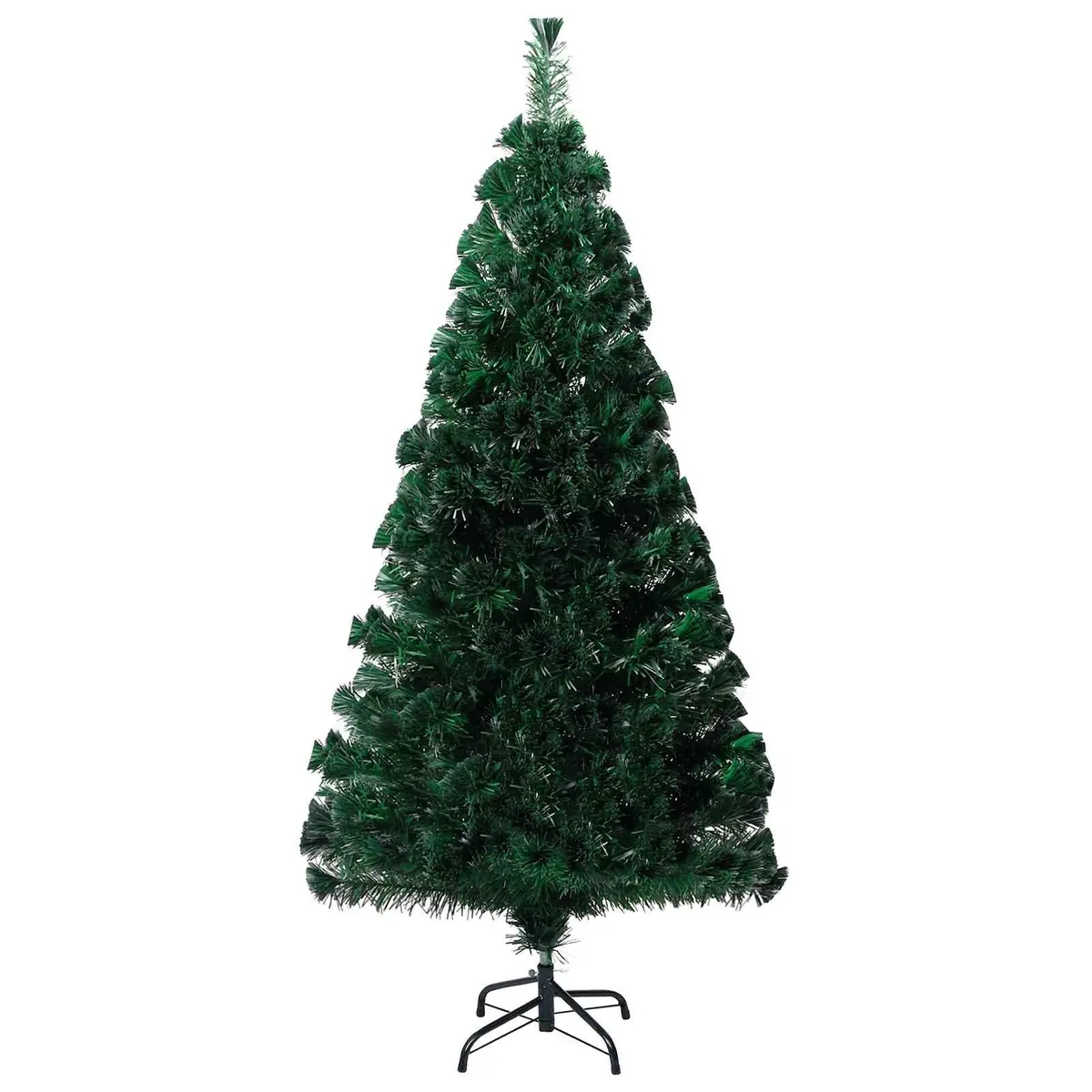 Christmas Tree Green PVC 123 cm Indoor Outdoor Lightweight with Stand 60 x 60 cm