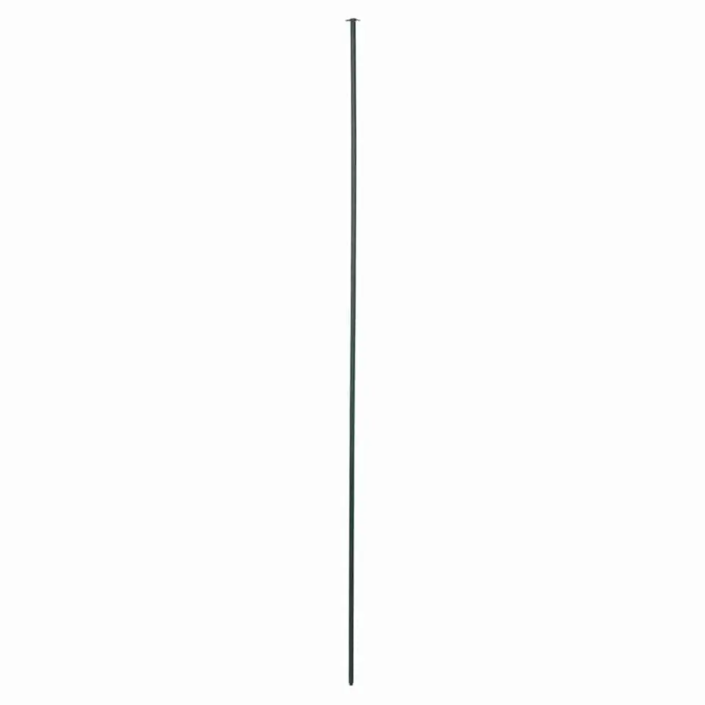 Steel Garden Panels Green 5 Piece Fence Set for Ponds and Terraces