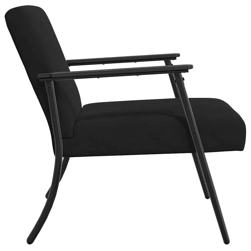 Black Velvet Armchair Modern Living Room Bedroom Lounge Chair Comfortable