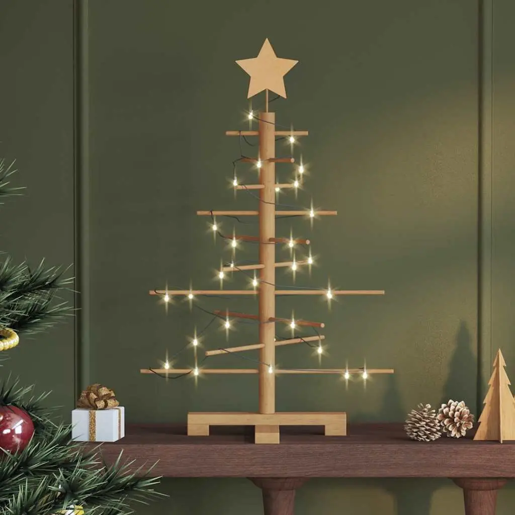 75cm Wooden Christmas Tree for Various Spaces