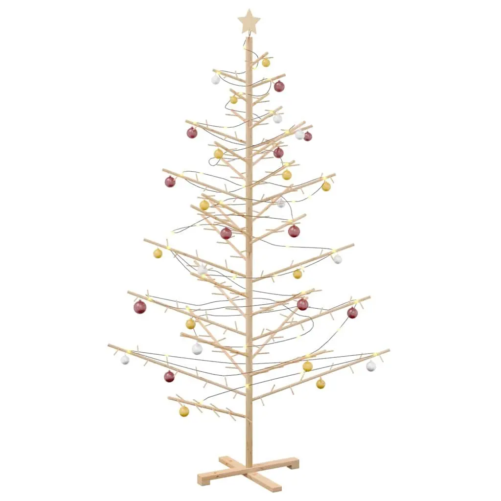 210cm Wooden Christmas Tree with Stand