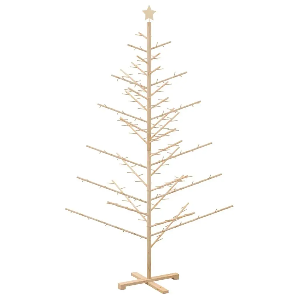 210cm Wooden Christmas Tree with Stand