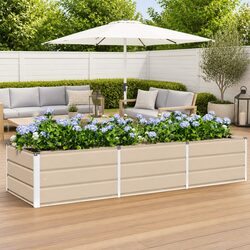 Practical Uses for the Ivory Steel and Plastic Planter