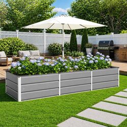 Practical Large Garden Planter for Any Setting 240 x 80 x 45 cm
