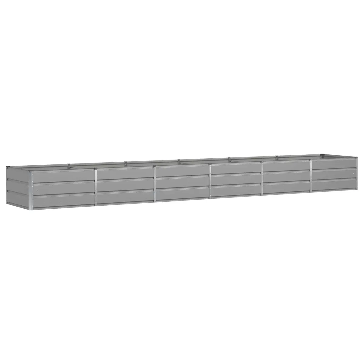 Planter Steel Light Grey 480x80x45cm Garden Terrace Indoor Outdoor
