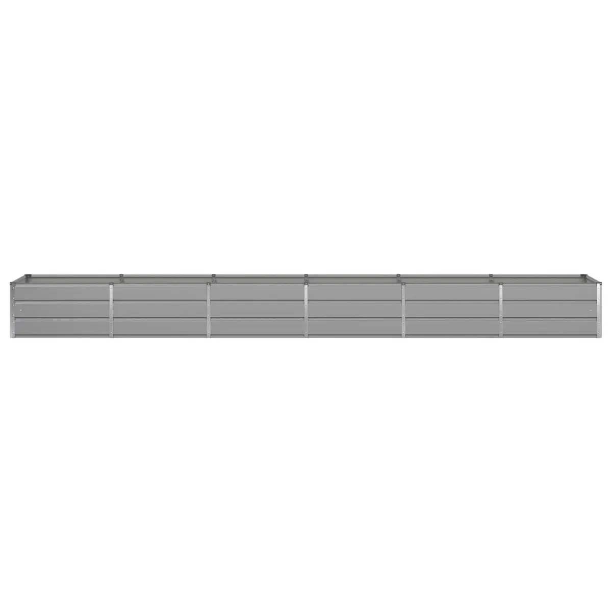 Planter Steel Light Grey 480x80x45cm Garden Terrace Indoor Outdoor