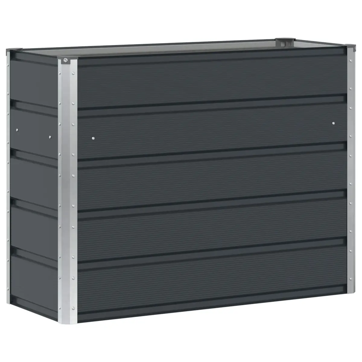 Anthracite Planter 100 x 40 x 75 cm for Home Use