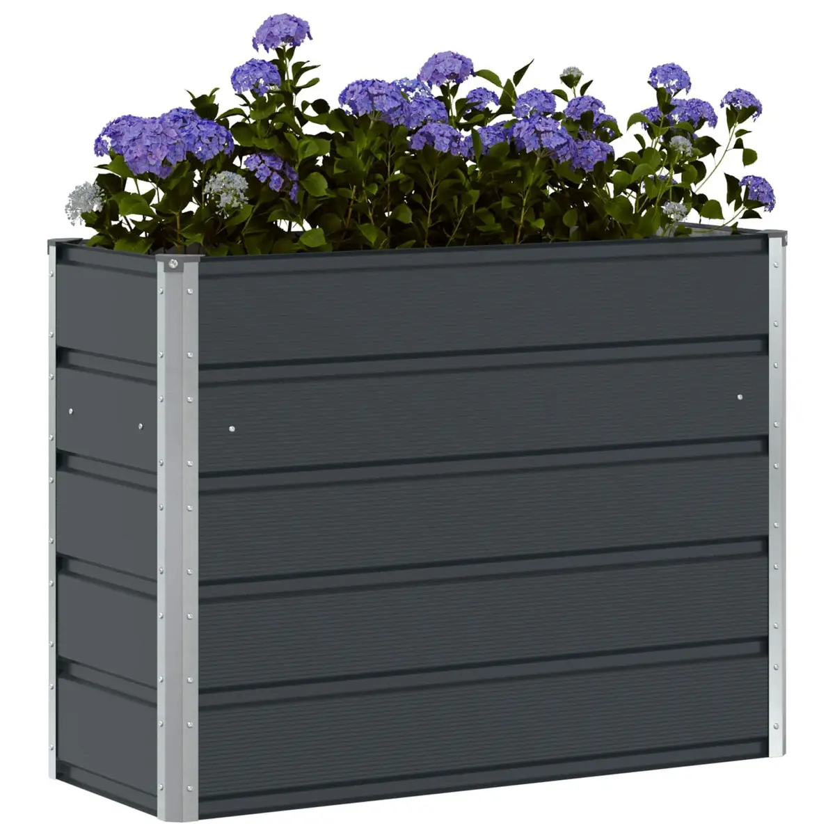 Anthracite Planter 100 x 40 x 75 cm for Home Use
