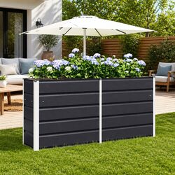 Anthracite Steel Planter Fits Perfectly in Your Home