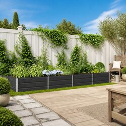 Large Planter for Practical Outdoor Use 385 x 100 x 45 cm