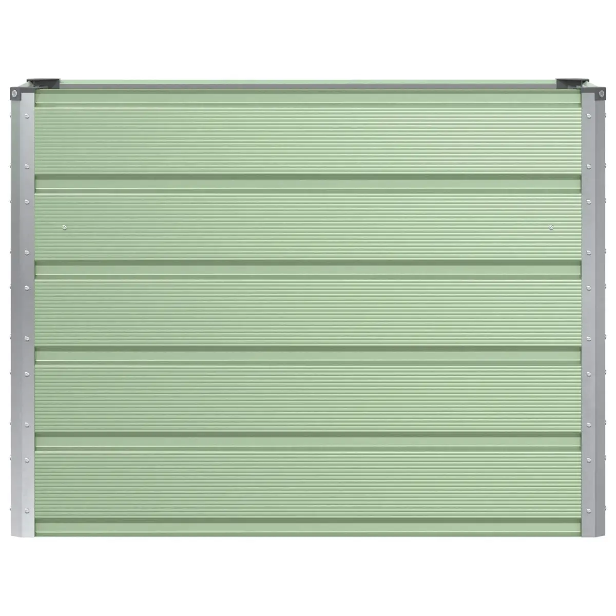 Steel Planter Green 100x40x75cm Indoor Outdoor Patio Large Pot Container