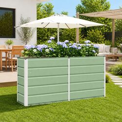 Practical Steel Planter for Indoor and Outdoor Use