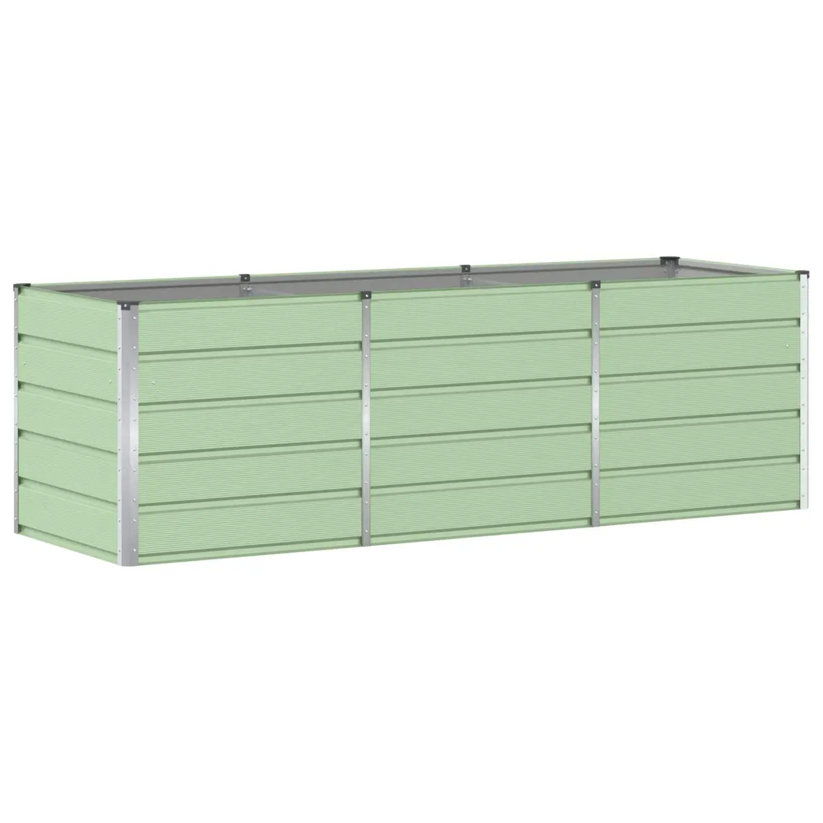 Large Steel Garden Planter Box 240cm Modern Outdoor Indoor Plant Container