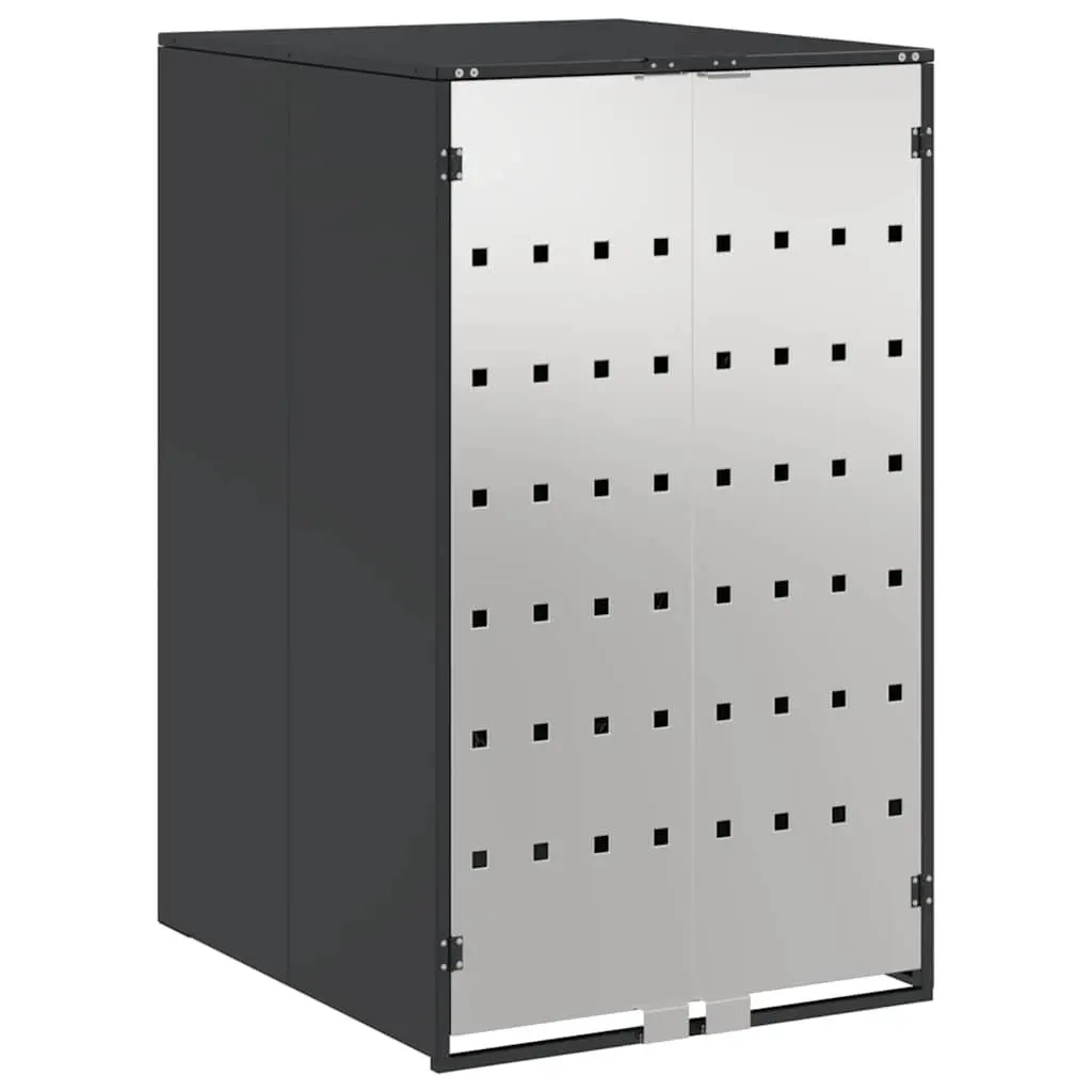Wheelie Bin Storage Enclosure Gas Lift Lid Anthracite 240L Outdoor Waste