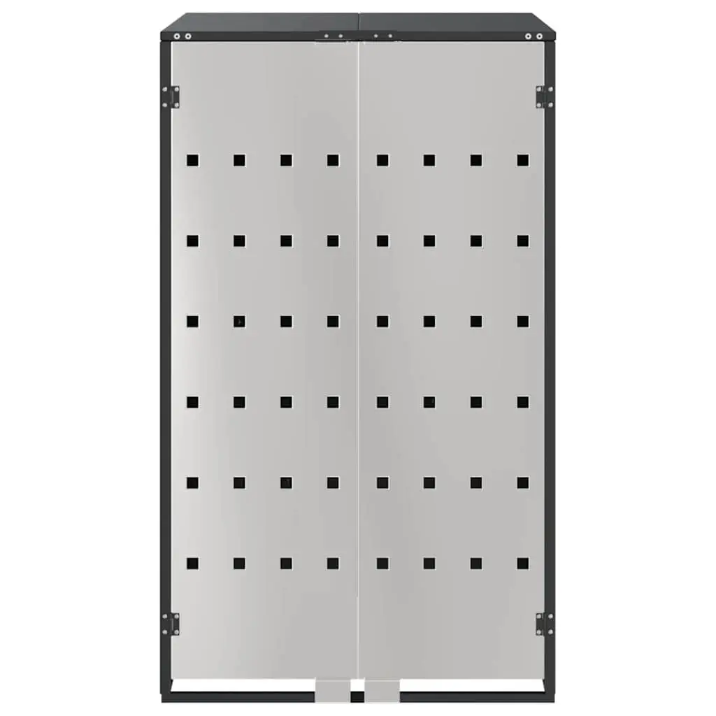 Wheelie Bin Storage Enclosure Gas Lift Lid Anthracite 240L Outdoor Waste