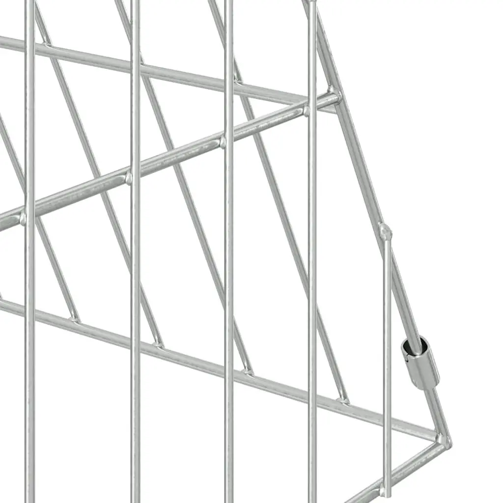 Rabbit Cage Outdoor Garden Small Animal Hutch Galvanised Steel 110x55x55cm